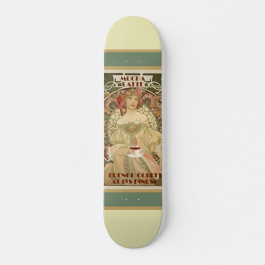  Koffieskateboard Poster Skateboard (Voorkant)