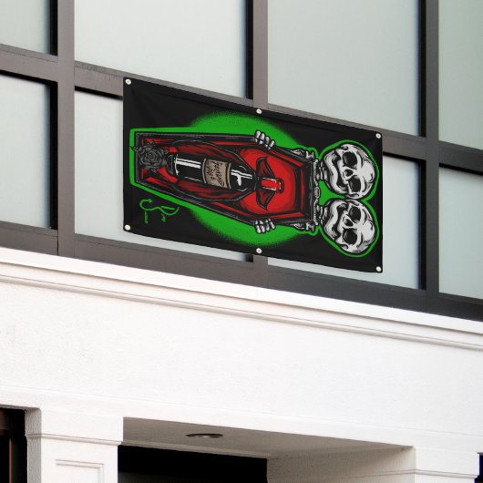 Koffiesnelscherm Spandoek (Buitenkant Gebouw)