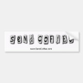 Koffiesticker Bumpersticker (Voorkant)