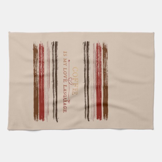 Koffietaal Theedoek (Horizontaal)