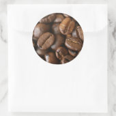 koffietelaars ronde sticker (Tas)