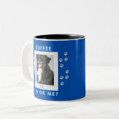 Koffiethee of me gepersonaliseerde foto Mok (Voorkant links)