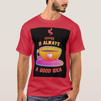 Koffiethee-shirt T-shirt