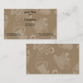 Koffietijd 2 Visitekaartje (Voorkant / Achterkant)