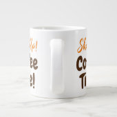 Koffietijd afsluiten extra grote beker (Achterkant)