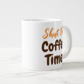 Koffietijd afsluiten extra grote beker (Voorkant rechts)