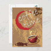 Koffietijd Briefkaart (Voorkant / Achterkant)