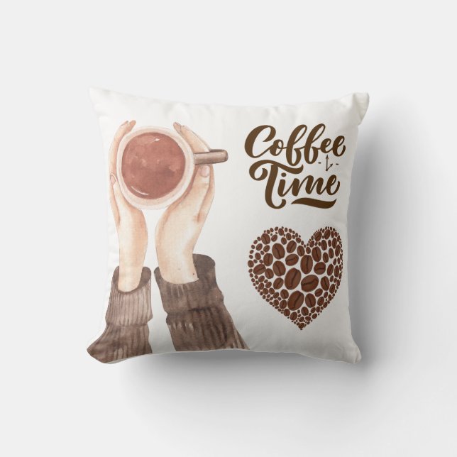 Koffietijd Kussen (Voorkant)
