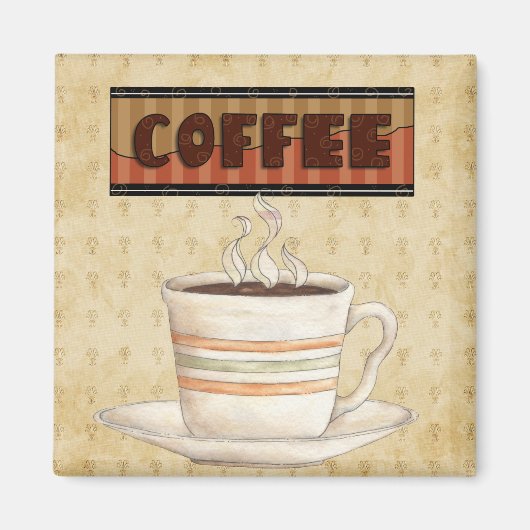 Koffietijd magneet (Voorkant)