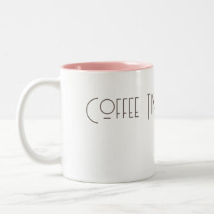 Koffietijd-Mok Tweekleurige Koffiemok