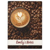 Koffietijd naam klembord (Achterkant)