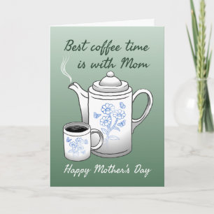 Koffietijd op Moederdag Kaart