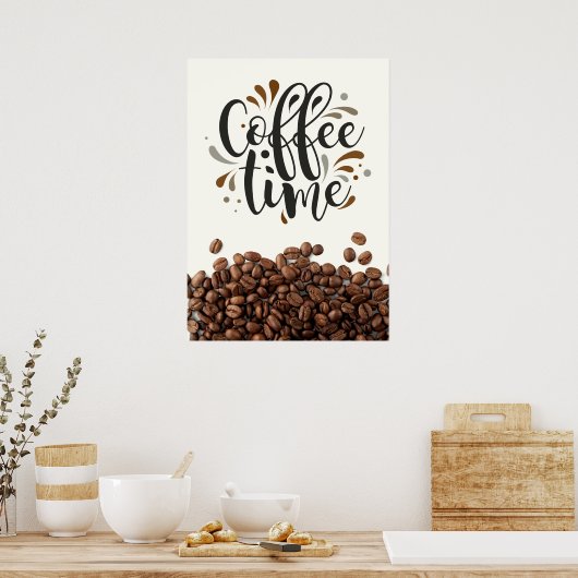 Koffietijd Poster (Keuken)