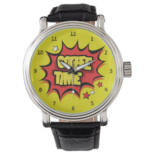Koffietijd w/Splat Horloge