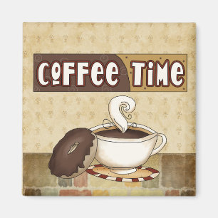Koffietijdmagneet Magneet