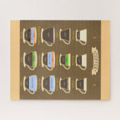 Koffietypes Legpuzzel (Horizontaal)