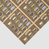 Koffietypes Tissuepapier (Detail)