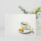 Koffieuitnodiging Kaart (Staand voorkant)