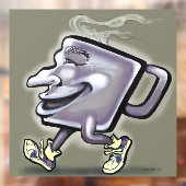 Koffievensterkoeling Raamsticker (Vel 2)