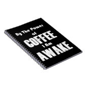 Koffievermogen (wit) notitieboek (Rechterzijde)