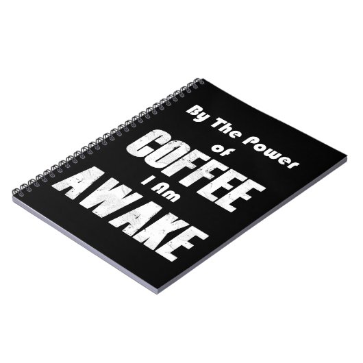 Koffievermogen (wit) notitieboek (Linkerzijde)