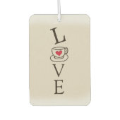 Koffieverslaafde's Auto Luchtverfrisser (Voorkant)