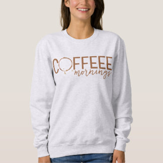 Koffievlek ochtenden | Liefhebber, verslaafd sweat Trui