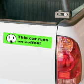 Koffievoeding - Bumpersticker (Op Truck)
