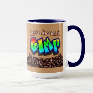 Koffievoeding Gimp. Mok