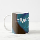 Koffievormig mok met kleurrijk vormig design (Links)