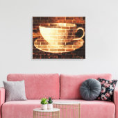 Koffiewandkunst Canvas Afdruk (Insitu (Woonkamer))