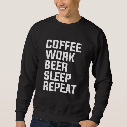 Koffiewerkbalk Slaapstand herhalen Trui (Voorkant)