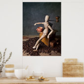 Koffiewerknemer Poster (Keuken)