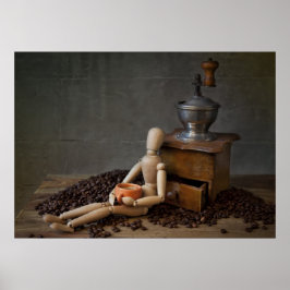 Koffiewerknemer Poster