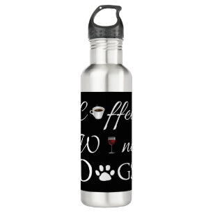 Koffiewijn Dogs Water Fles