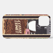 Koffiewinkel banners, cafetaria en Case-Mate iPhone case (Achterkant (horizontaal))