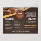 Koffiewinkel Cafe Briefkaart (Achterkant)