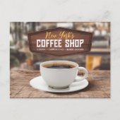 Koffiewinkel Cafe Briefkaart (Voorkant)
