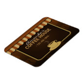 Koffiewinkel Cafe Brown, kleine Flexibele magneten (Linkerzijde)