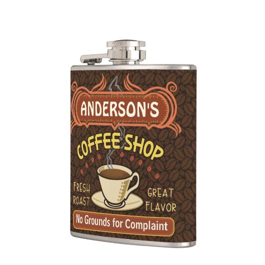 Koffiewinkel met Mok Creëer Je eigen persoonlijke Heupfles (Links)