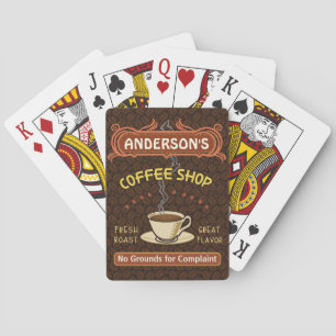 Koffiewinkel met Mok Creëer Je eigen persoonlijke Pokerkaarten