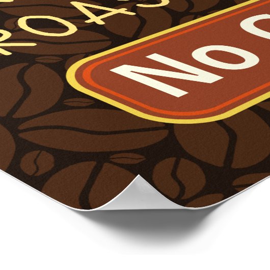 Koffiewinkel met Mok Creëer Je eigen persoonlijke  Poster (Hoek)