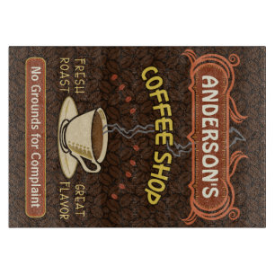 Koffiewinkel met Mok Creëer Je eigen persoonlijke Snijplank