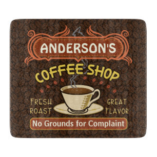 Koffiewinkel met Mok Creëer Je eigen persoonlijke Snijplank