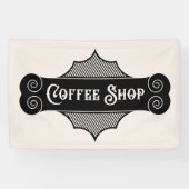 koffiewinkel spandoek (Horizontaal)