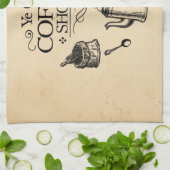 koffiewinkel theedoek (Gevouwen)