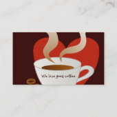 Koffiewinkel Visitekaartje (Achterkant)