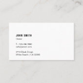 Koffiewinkel Visitekaartje (Achterkant)