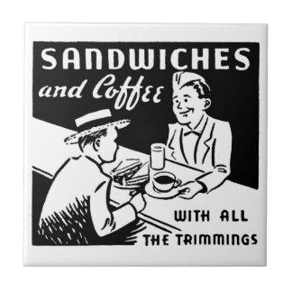 Koffiewinkelkeuken Tegeltje
