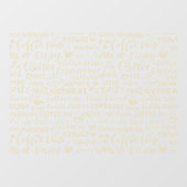 Koffiewinkelvensternummers, moderne raamkoeling raamsticker (Vel)